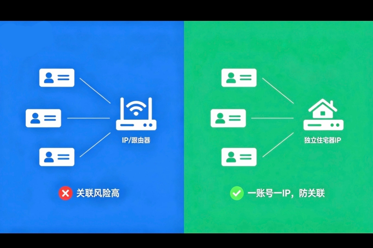 海外多账号运营账号被关联 网络环境避坑完整指南